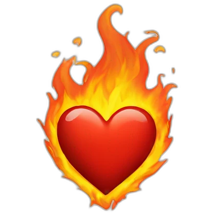 heart in fire emoji