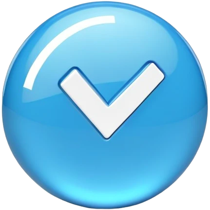 blue verification tick emoji