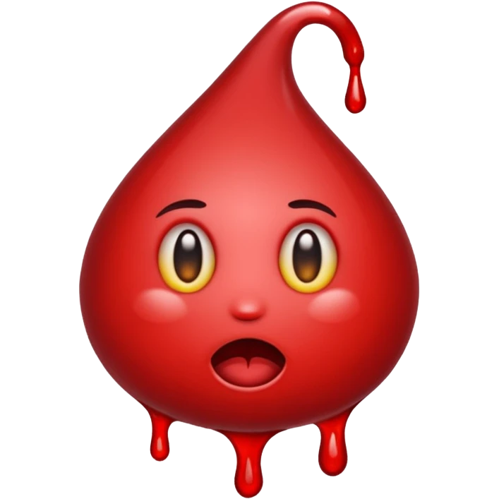 Emoji de sangre emoji