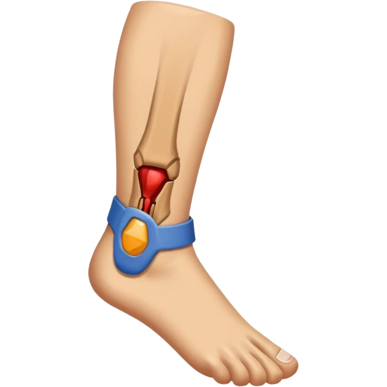 broken ankle  emoji