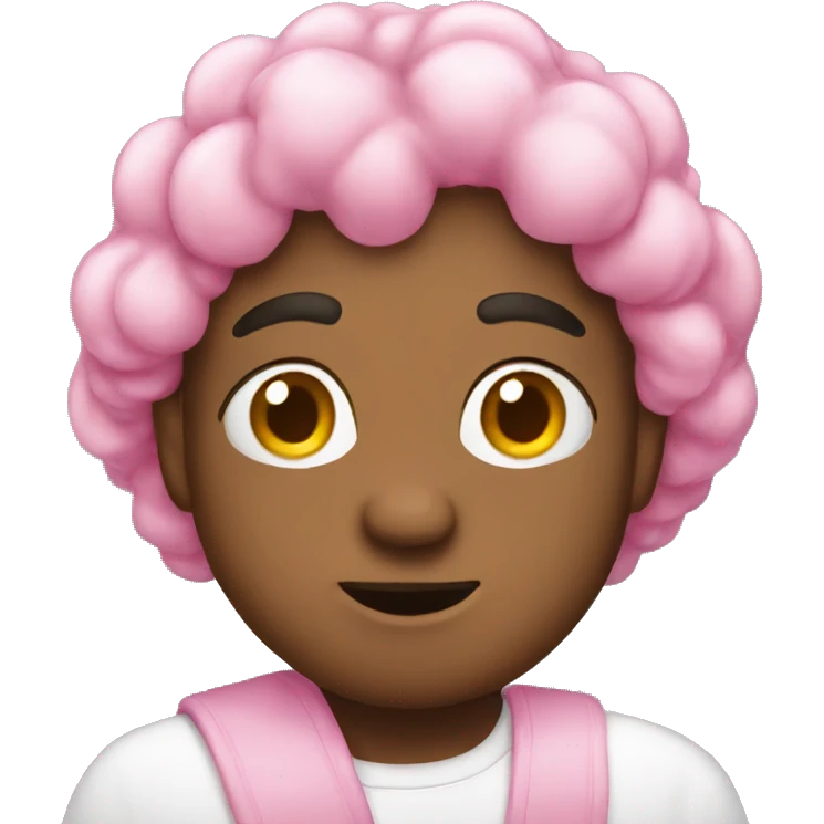 Pink bubbles emoji