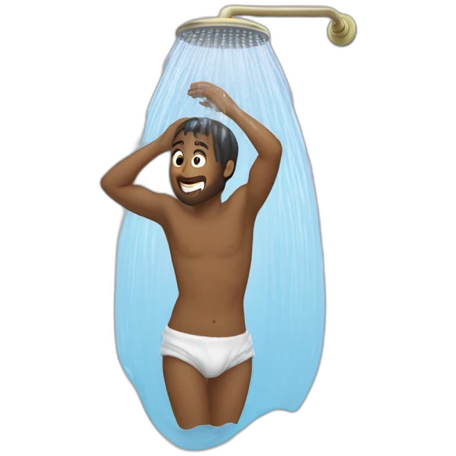 Showering  emoji