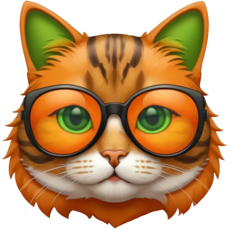Cat wearing sunglasses emoji