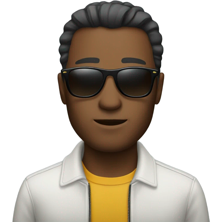 stylish man with sunglasses  emoji