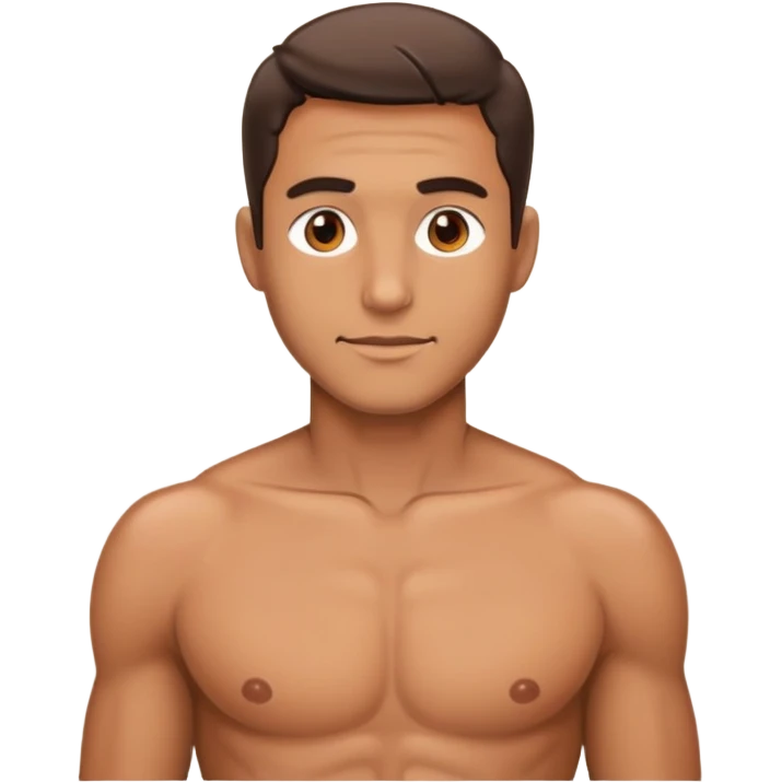 topless man emoji