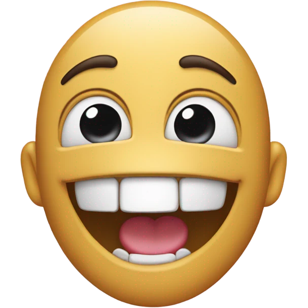 Emoji with heart eyes and Laughing emoji