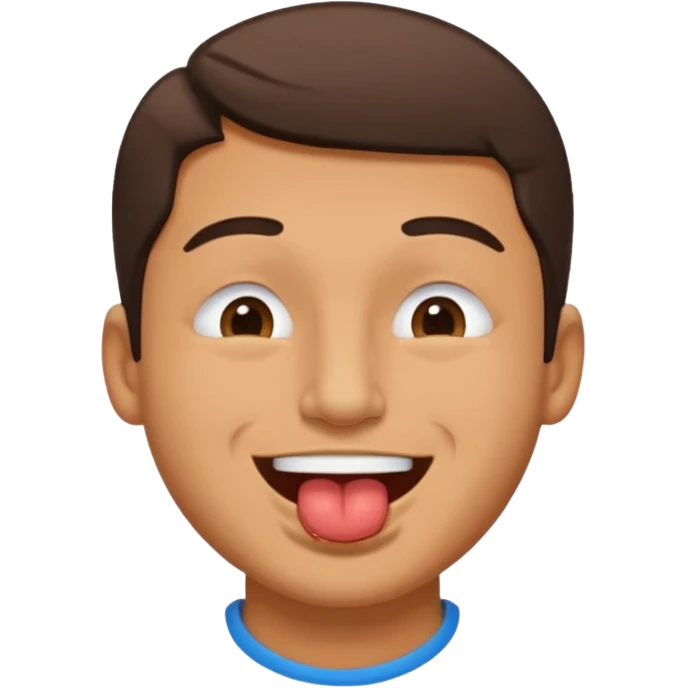 Hombre se les hace agua la boca emoji