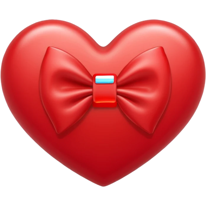 Bow heart emoji