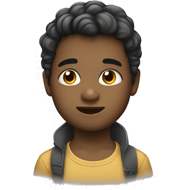 Niño con pelo corto  emoji