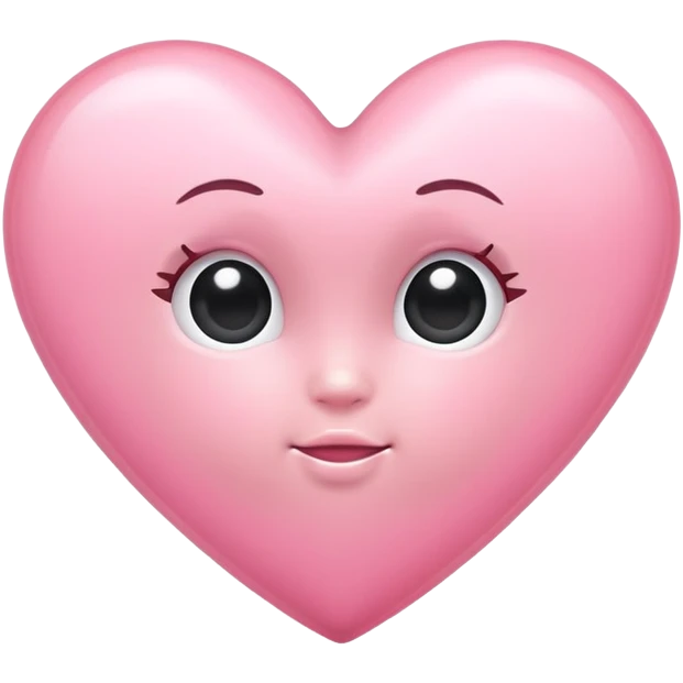 baby pink heart emoji