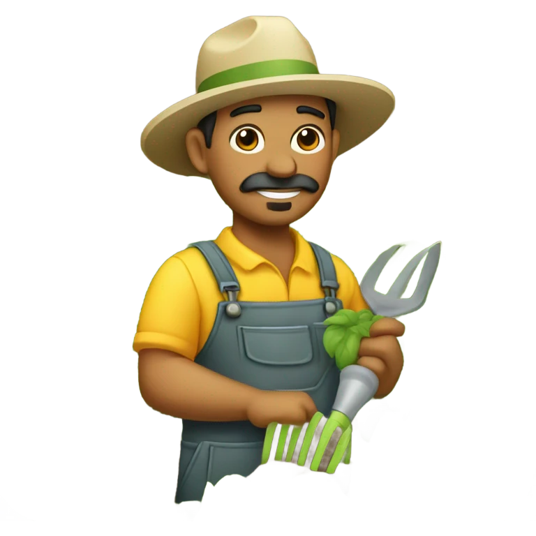 mexican gardener gardening emoji