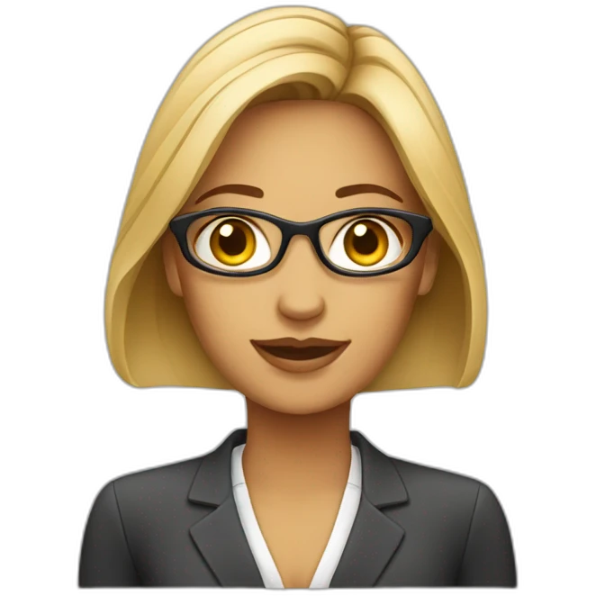 business analyst woman emoji