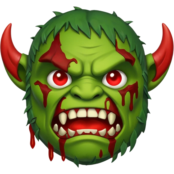 orc banner with blood emoji