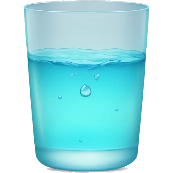 glass of yellow water emoji