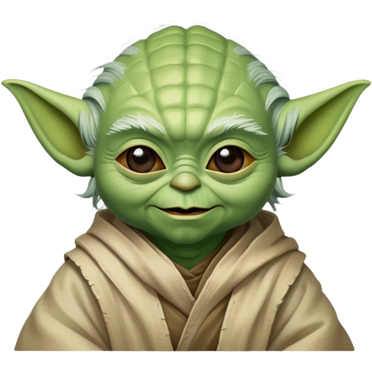 Smiling yoda  emoji