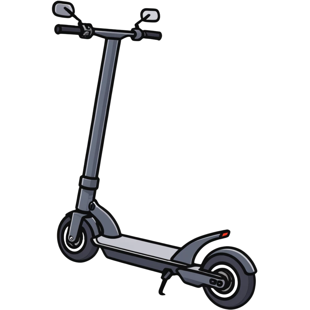 electric scooter with wheels emoji