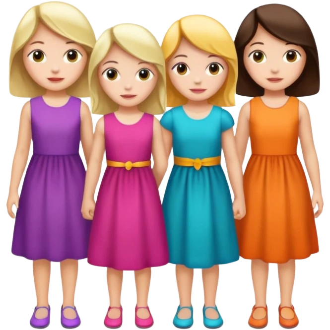 As meninas do celso são 5 : 2 filhas e 3 netas emoji