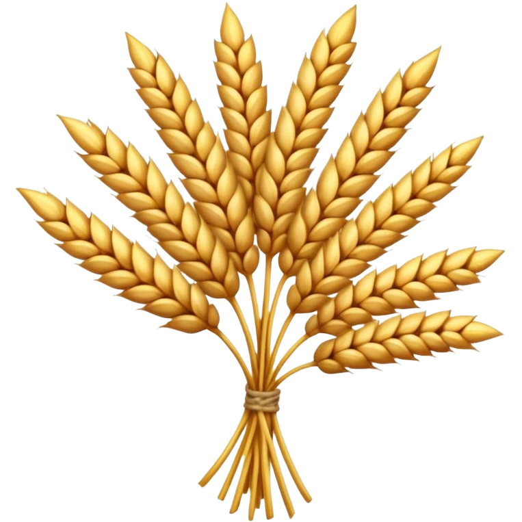 An emoji of a bundle of wheat stalks from ancient Mesopotamia. emoji