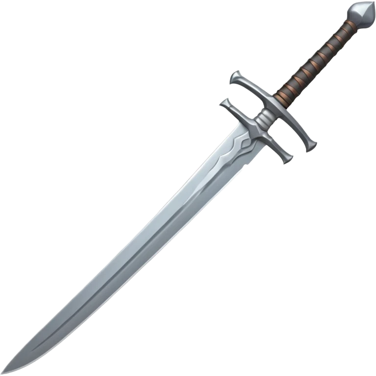 zulfiqar sword, minimal, recognizable emoji