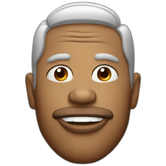 man with big lips emoji