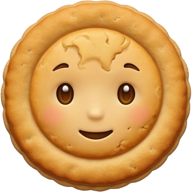 one biscuit emoji