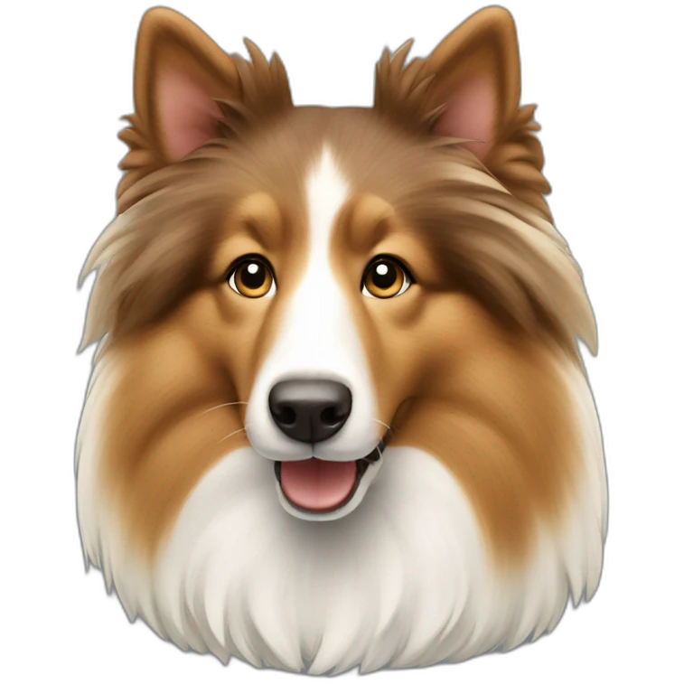 shetland sheepdog emoji