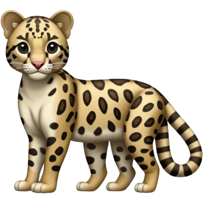 clouded leopard full body emoji