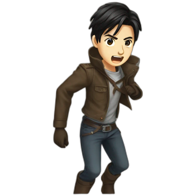 Levi attack on titens emoji
