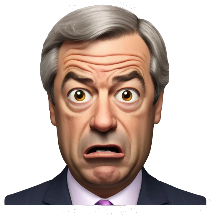 Nigel Farage angry emoji
