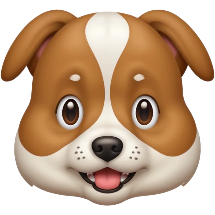 dog making funny face out of pettiness emoji