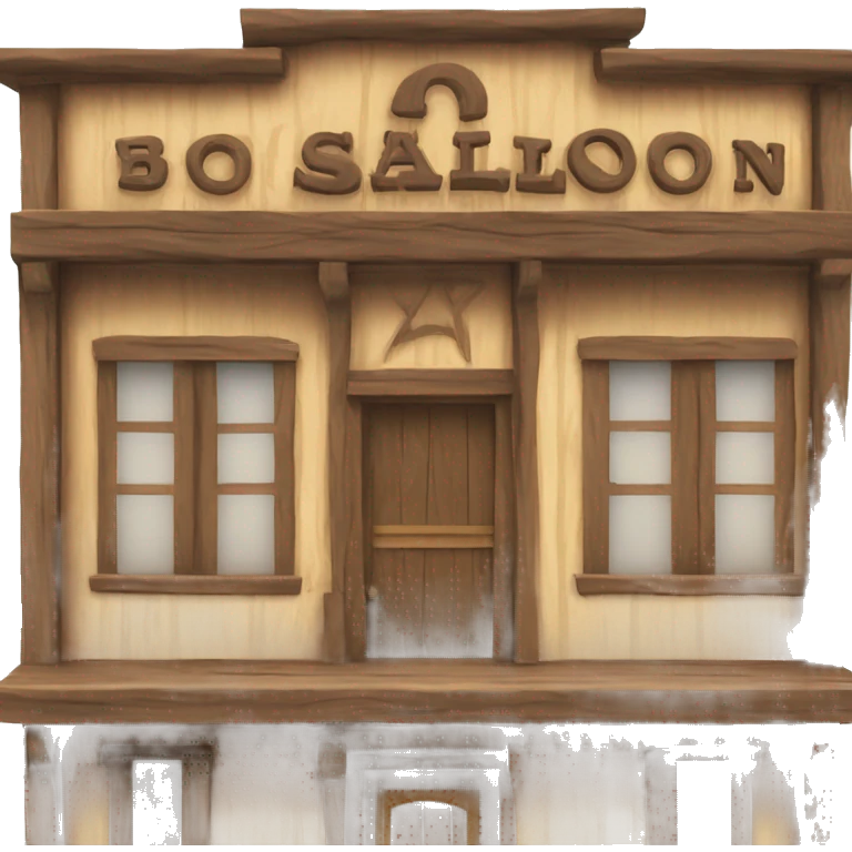 Western saloon building  emoji