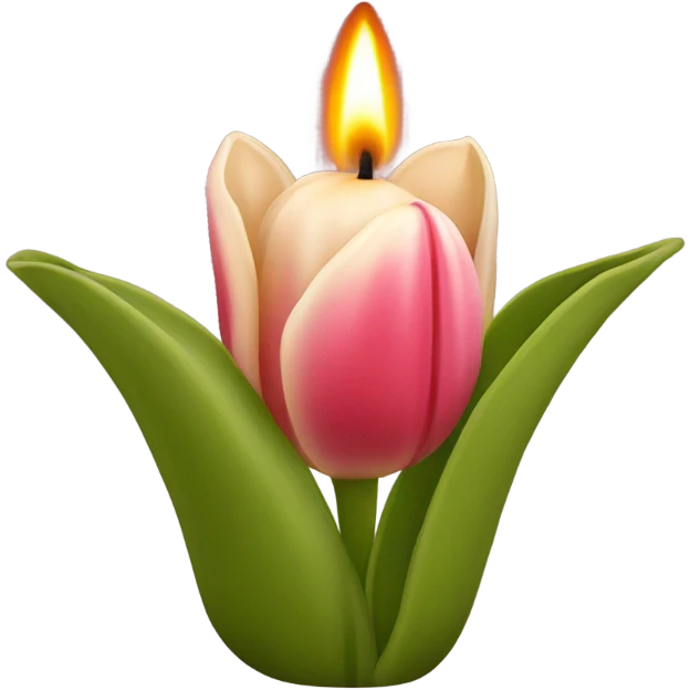 tulipan candle emoji