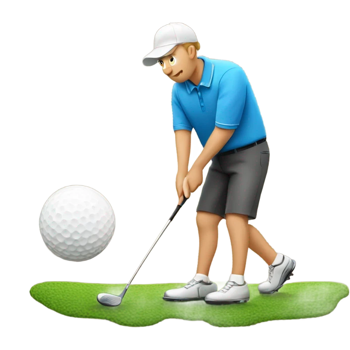 Golfing  emoji