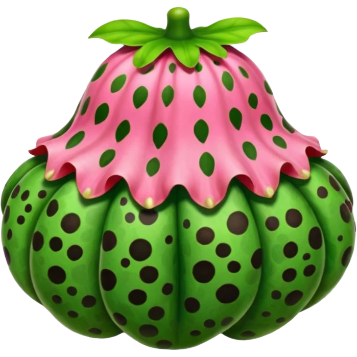 Rafflesia arnoldi green and pink emoji