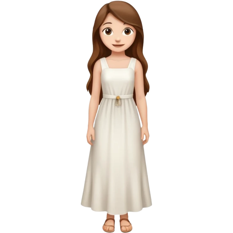 девушка красивая в полный рост стоит улыбается emoji