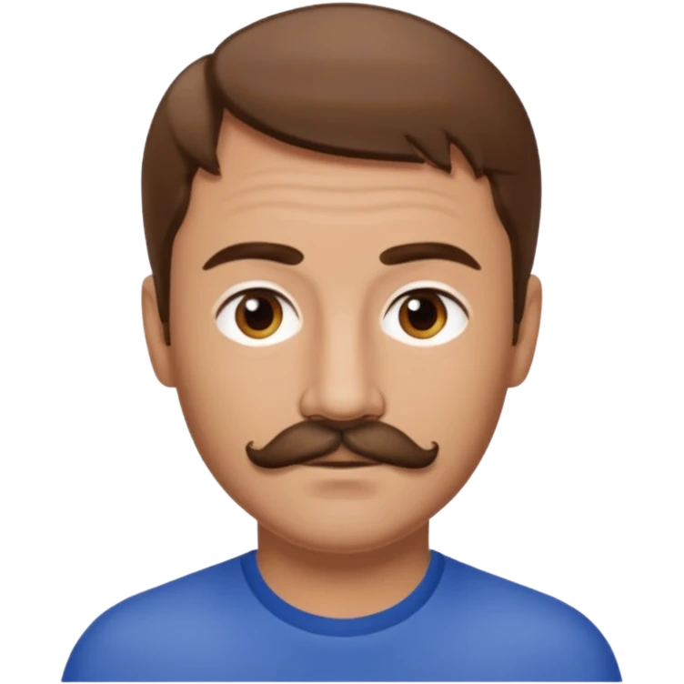 Terry Coldwell of East 17 with brown hair and thin mustache emoji