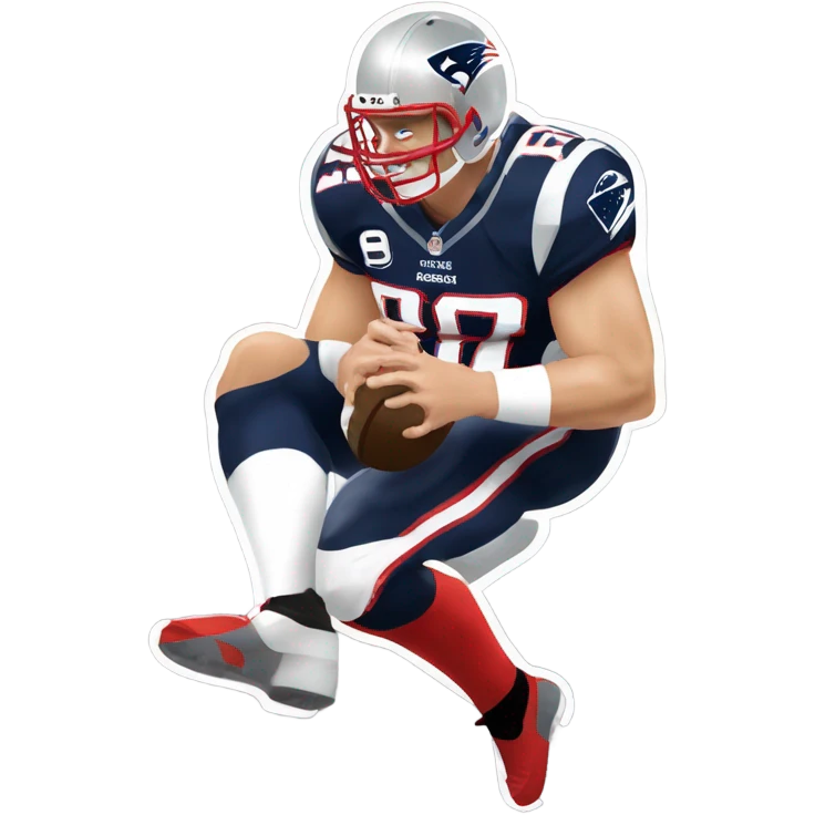 Gronk spike at touchdown emoji