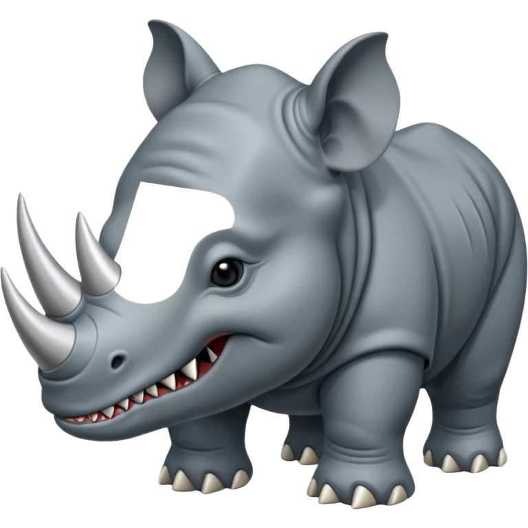 Elephant +rhino +megalodon emoji