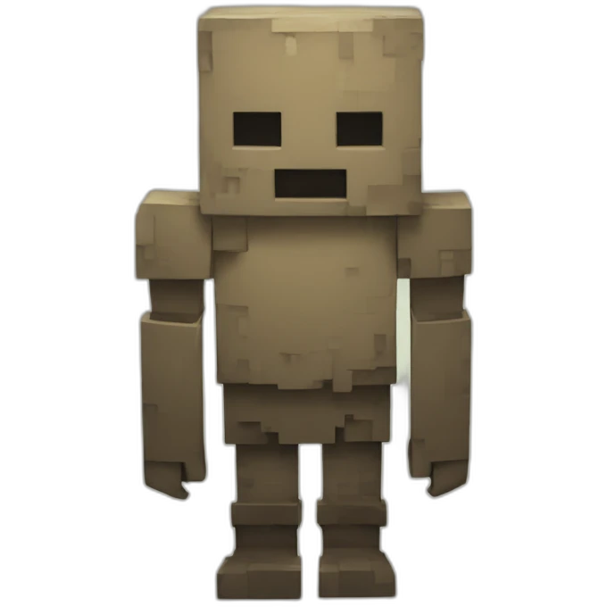 little cute golem minecraft  emoji