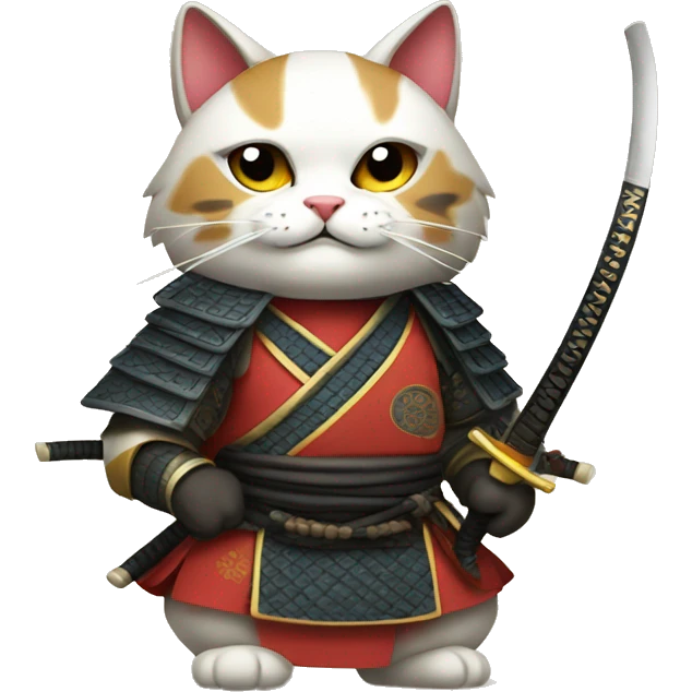 samurai cat emoji