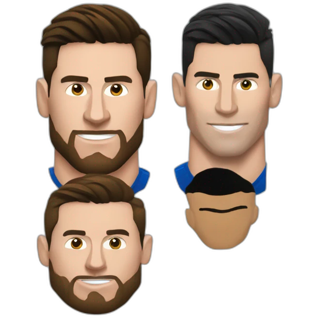 Messi vs cr7 emoji