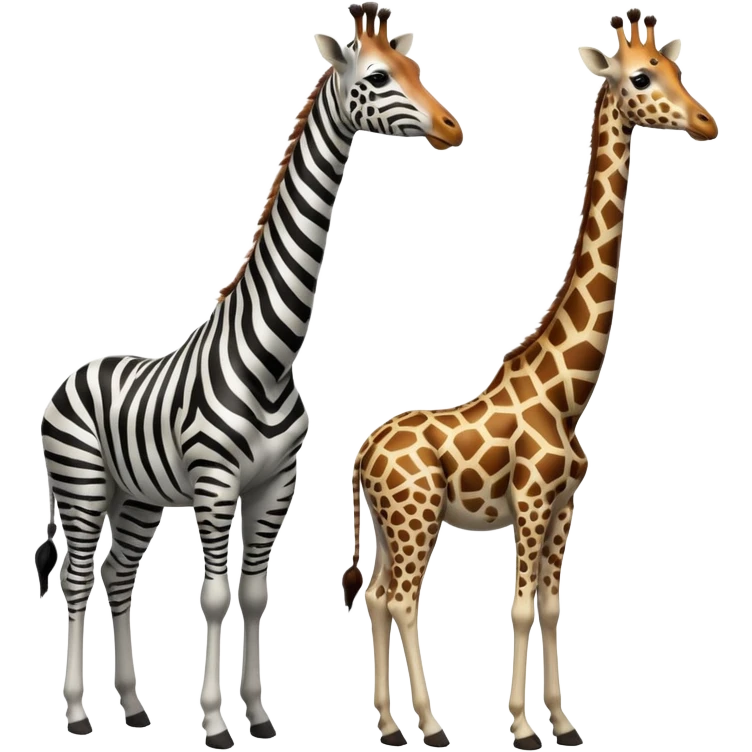 zebra giraffe emoji