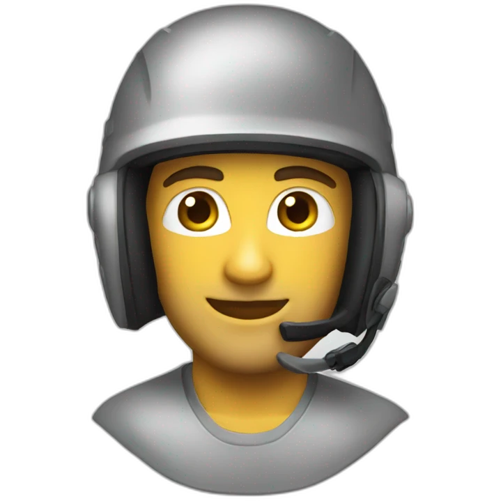 Casque homme emoji