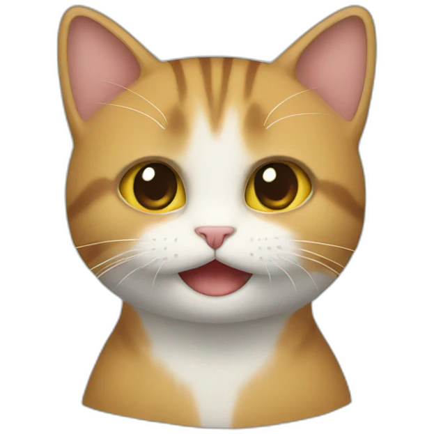 Un chat emoji