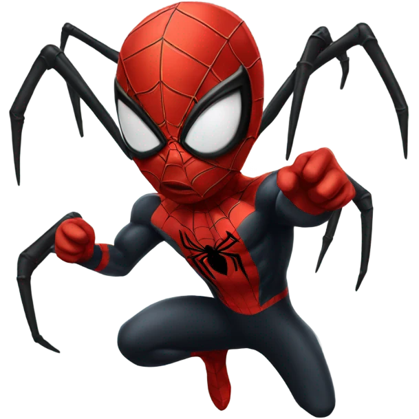 Black Spider- Man  emoji