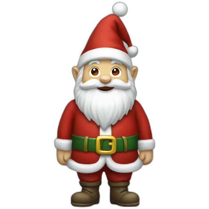 gnome Santa emoji