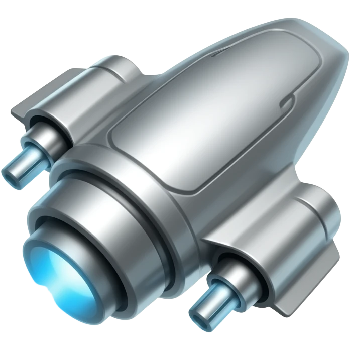 space ship laser beam emoji