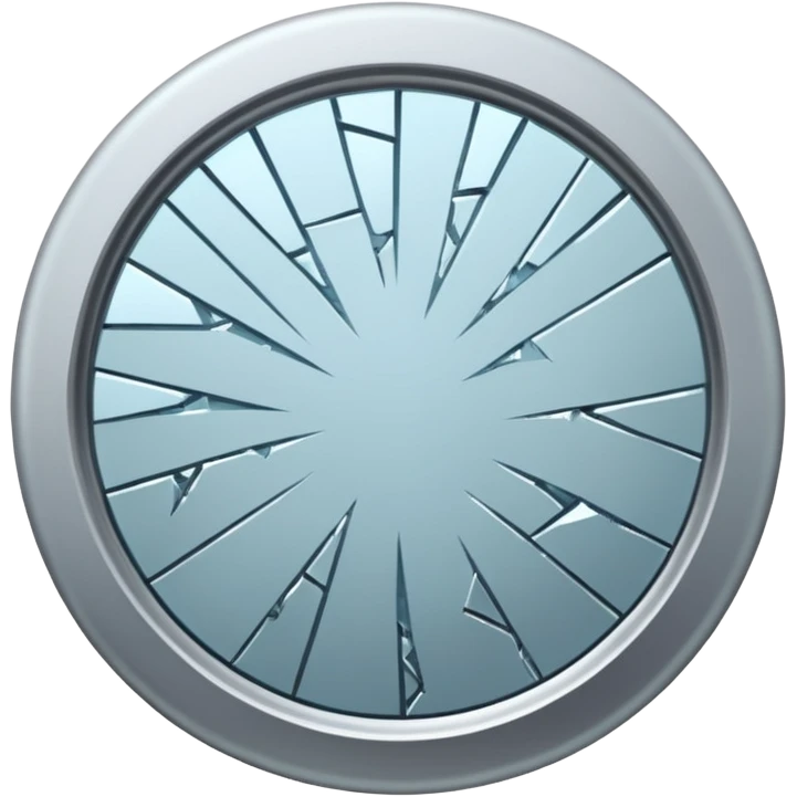 cracked mirror emoji