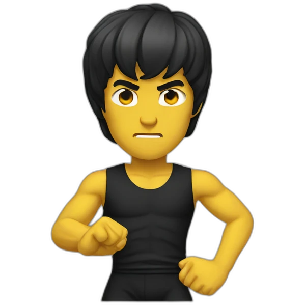 Bruce lee emoji