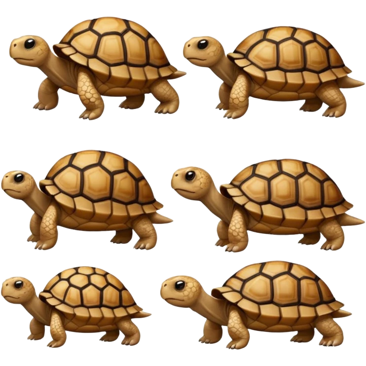Tortoises in confusion emoji